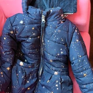 Snowsuit- Down coat with jumper bib